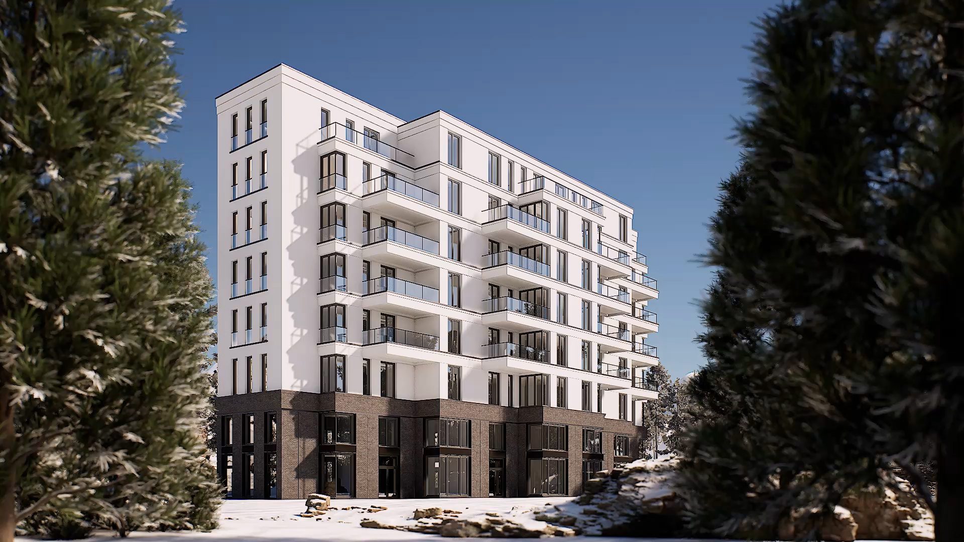 Architectural 3d animation resort